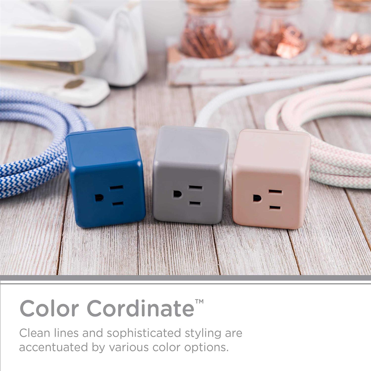Cordinate 3-Outlet Extension Cord Cube - Cheap Fitting