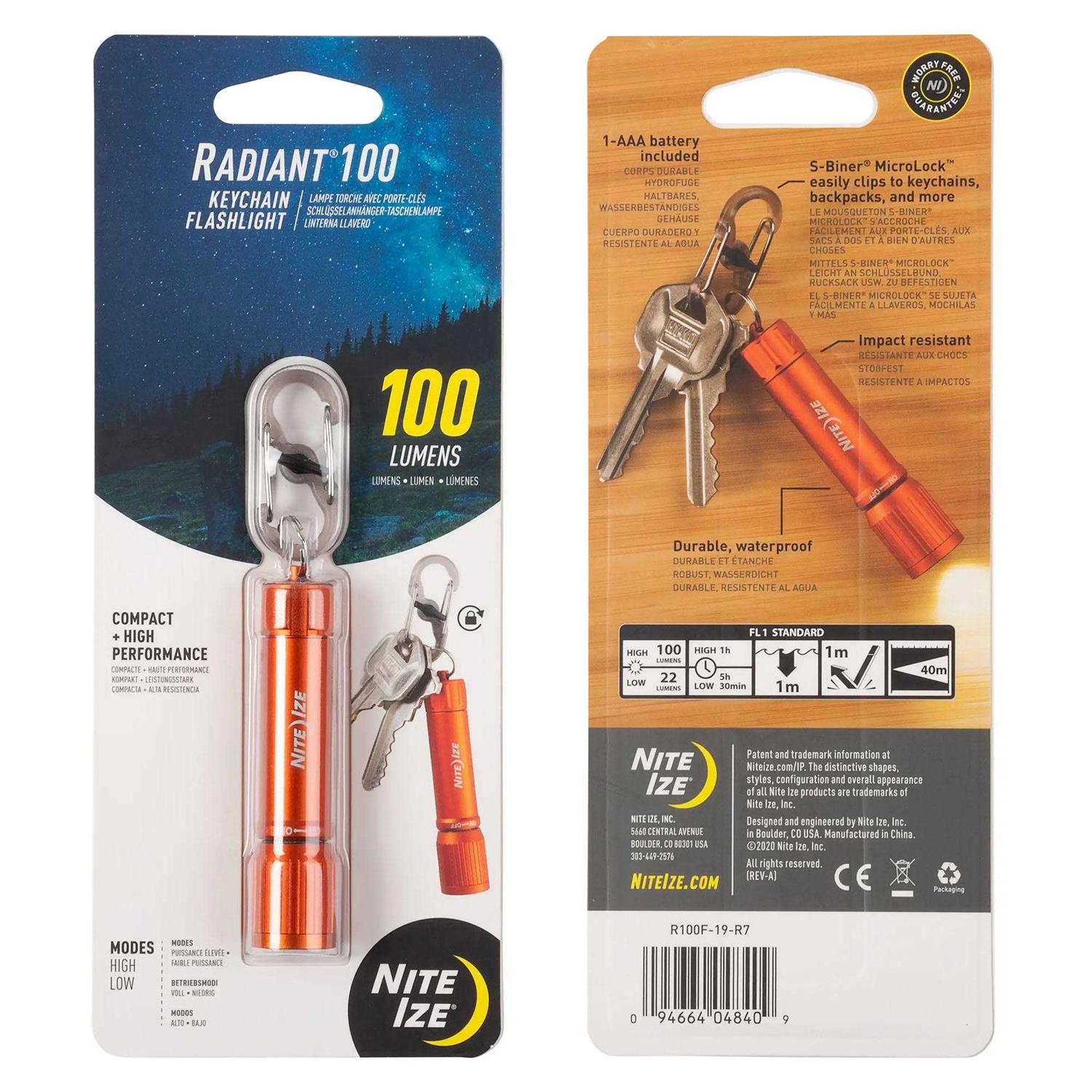 Nite Ize Radiant 100 Keychain Flashlight - Cheap Fitting