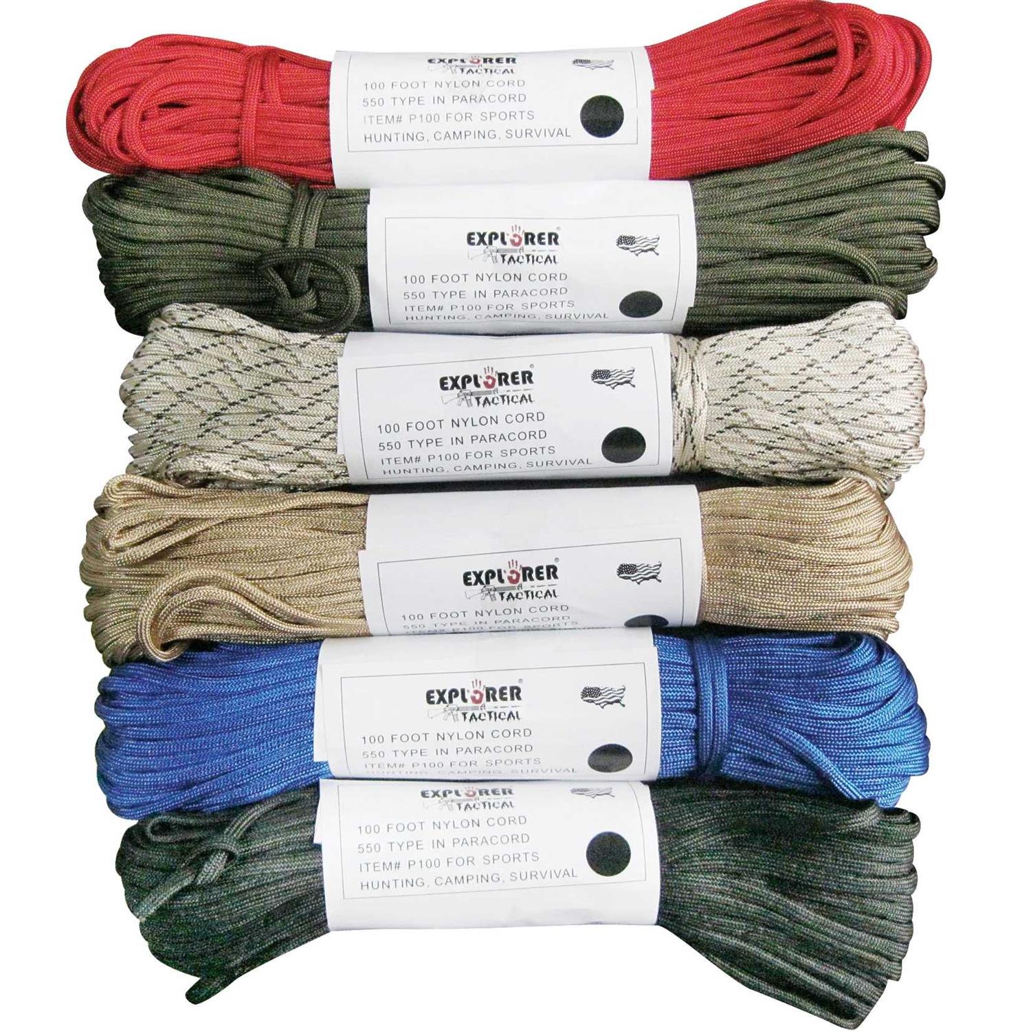 550 Paracord 100 feet bundle - Cheap Fitting