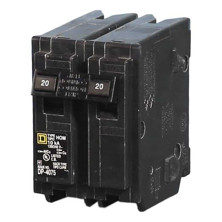 Square D HOM220 Circuit Breaker - Cheap Fitting