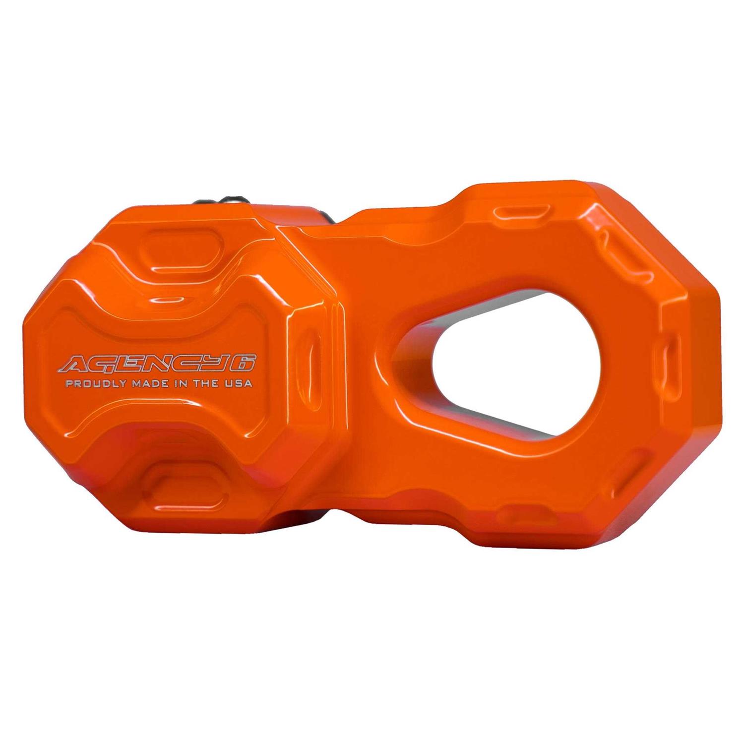 Agency 6 Billet Winch Shackle Lightweight Aluminum Winch Attachment For Synthetic Line - Cheap Fitting