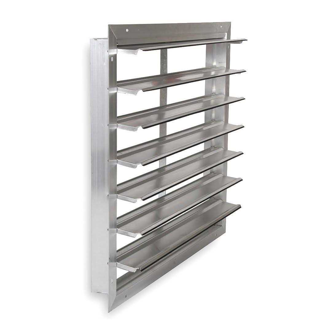 Dayton 24 in Backdraft Damper / Wall Shutter - Cheap Fitting