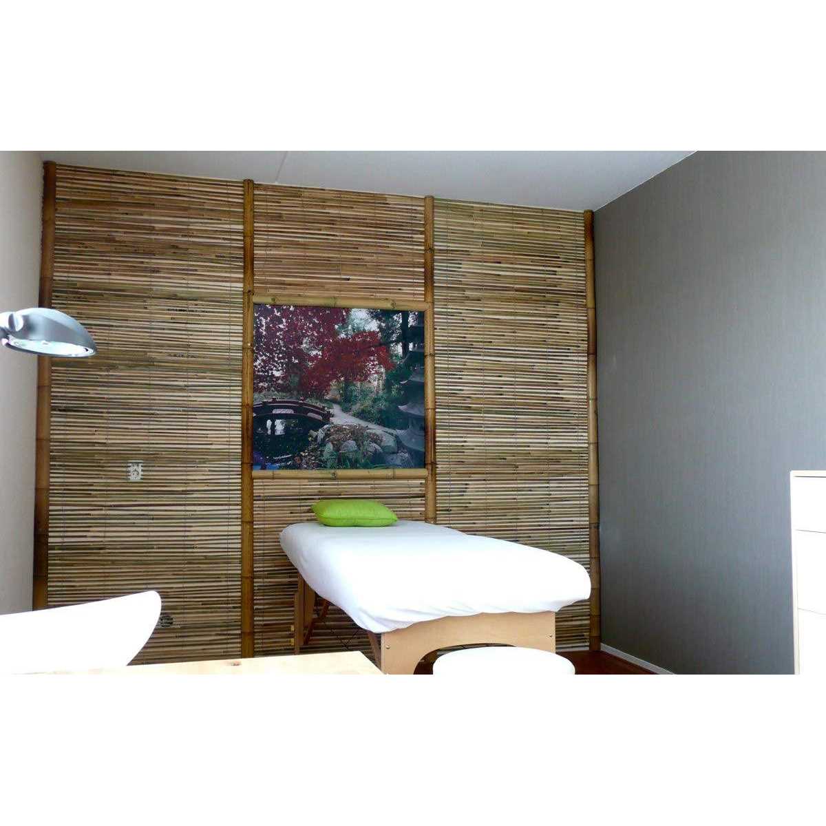 MGP Bamboo Slat rolled Fence - Cheap Fitting