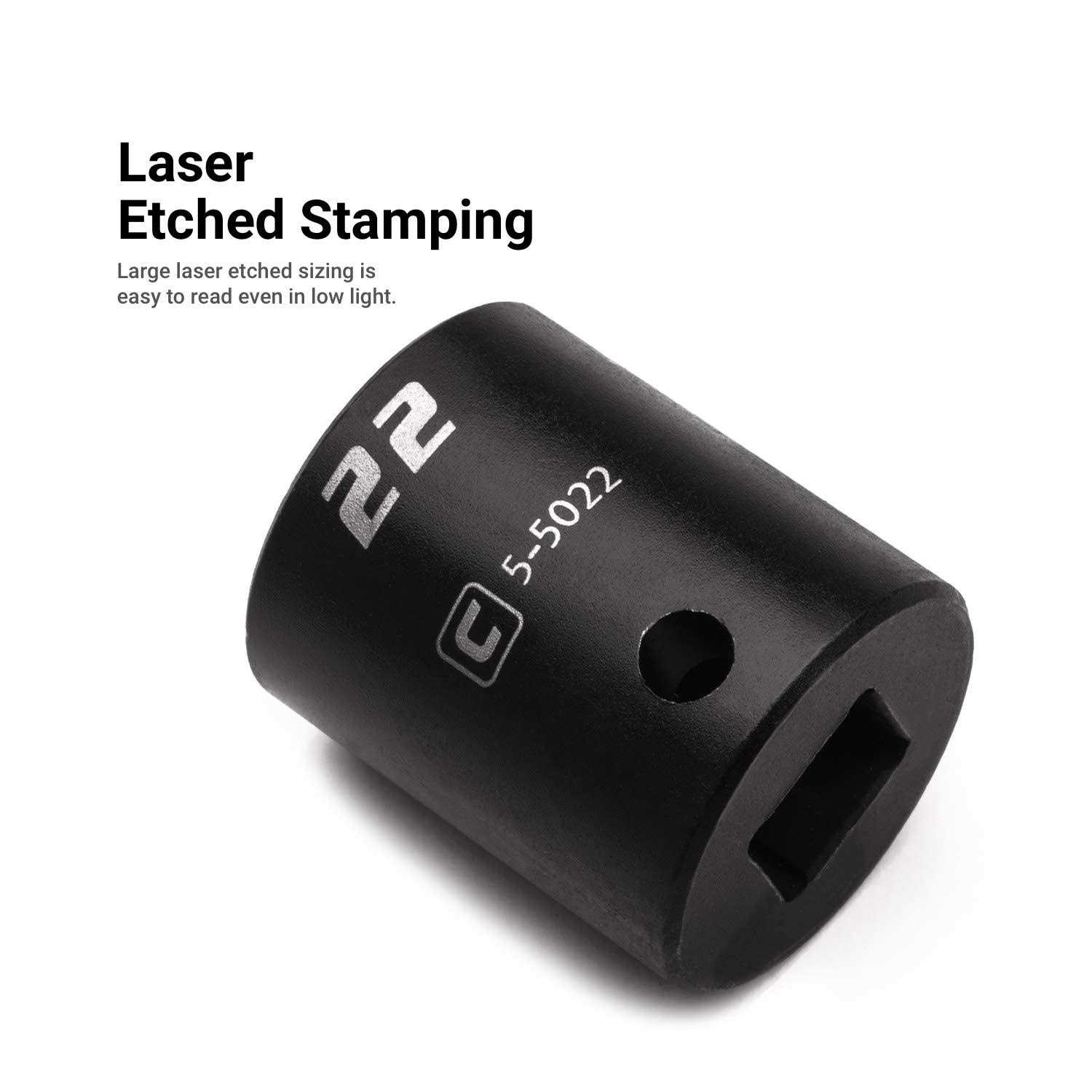 Capri Tools 1/2 in. Drive Shallow Impact Socket Set - Cheap Fitting