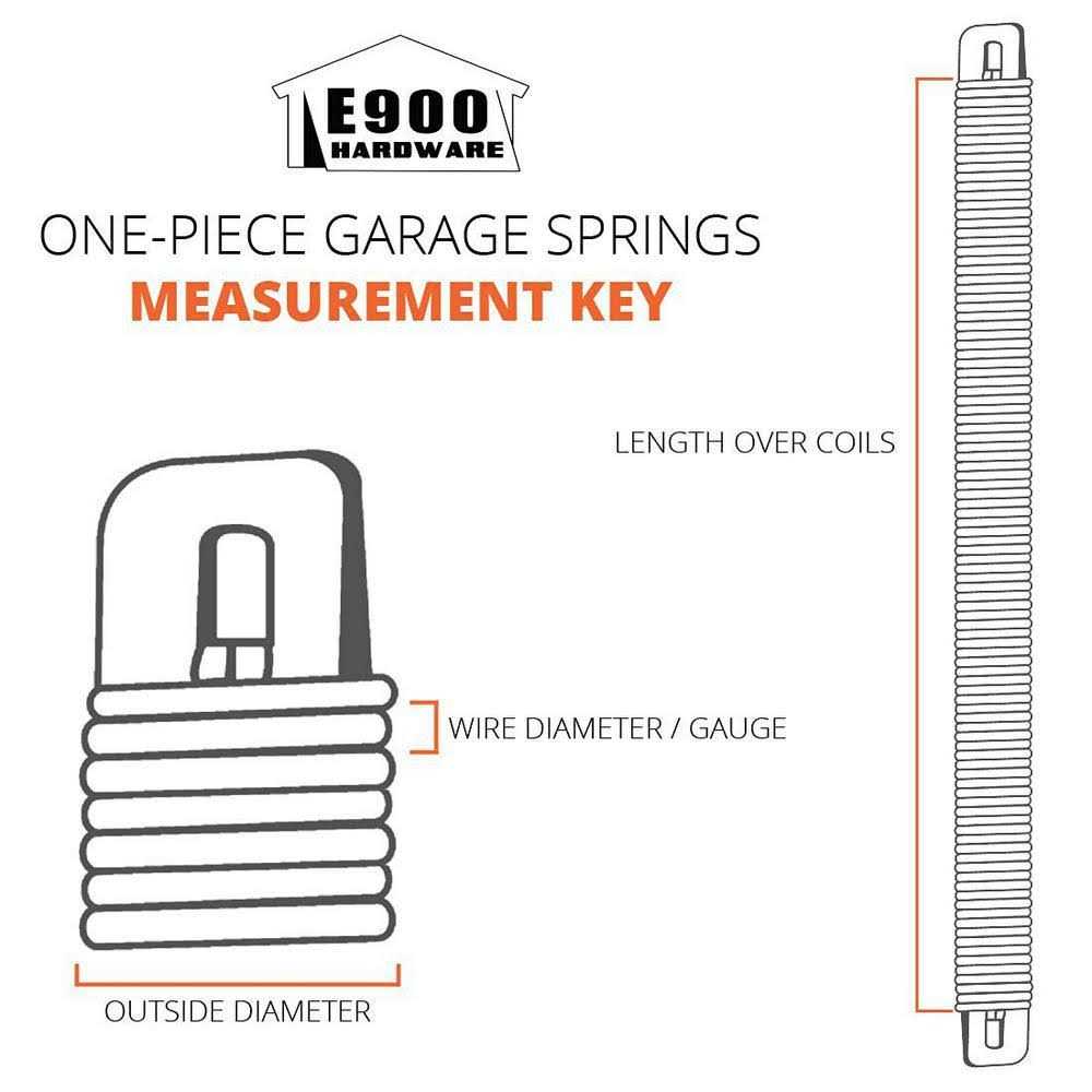 E900 Hardware P728 28-Inch Plug-End Garage Door Spring - Cheap Fitting