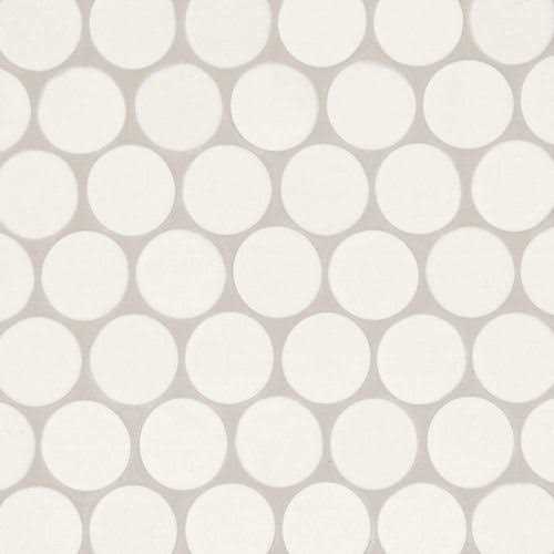 Bedrosian Tile & Stone Makoto 2 Round Matte Porcelain Mosaic Tile - Cheap Fitting