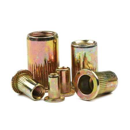 Jerbor 1 Pair Nos Dash Rosette Rivets Stainless Steel Fit for GM Ford Chrysler AMC VIN Door Tag - Cheap Fitting