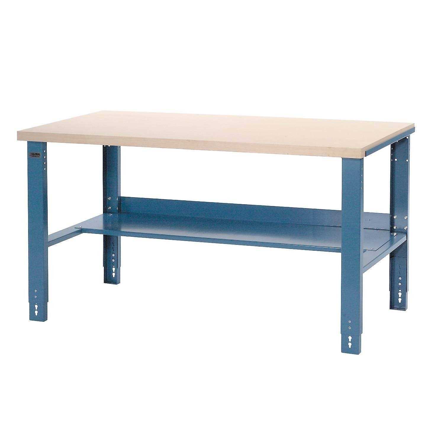 Global Industrial 606795 Industrial Workbench w/ Laminate Square Edge Top - Cheap Fitting