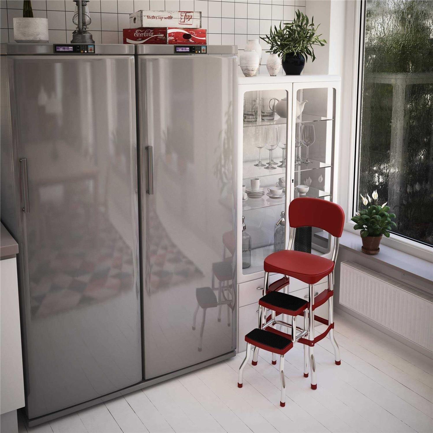 Cosco Retro Counter Chair/Step Stool - Cheap Fitting