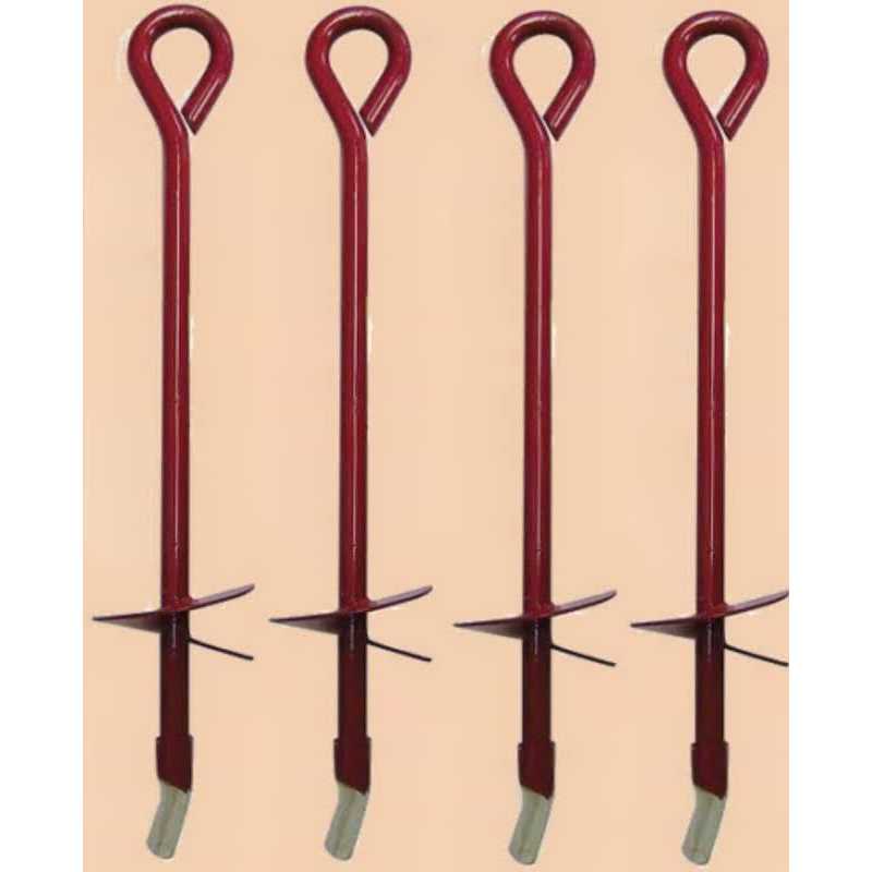 ZORO SELECT Earth Anchor 3 x 30 In 4LVK4 - Cheap Fitting