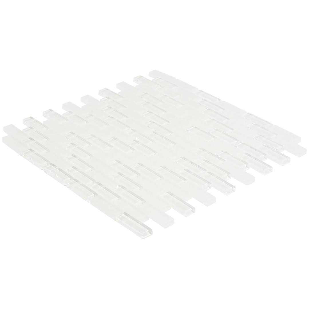 Ivy Hill Tile Contempo Brick 12 in. x 12 in. Glass Floor and Wall Tile - Cheap Fitting