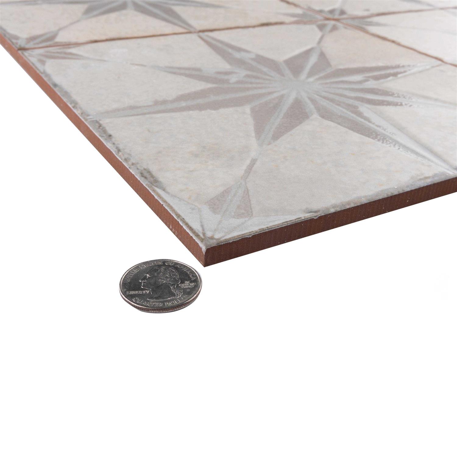 Kings 18 x 18 Ceramic Patterned Wall & Floor Tile Merola Tile - Cheap Fitting