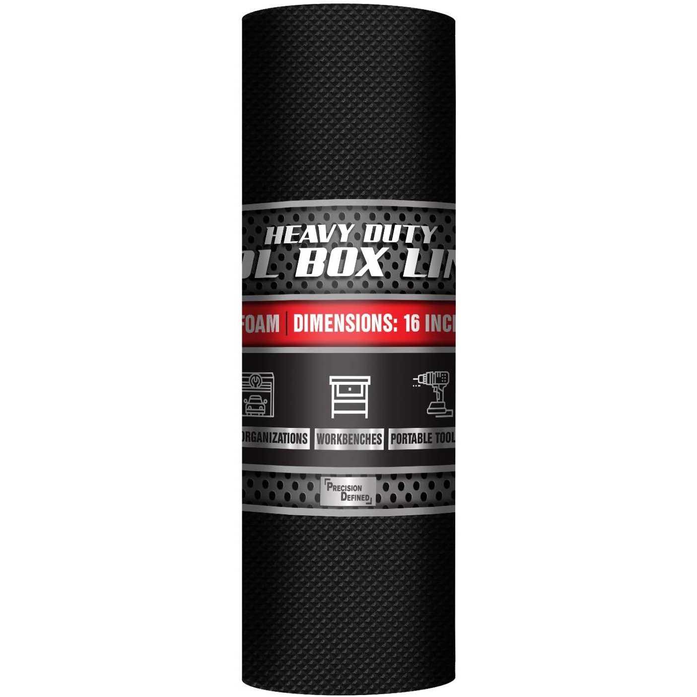 Precision Defined Professional Grade Tool Box Liner 16 x 16 ft Black - Cheap Fitting