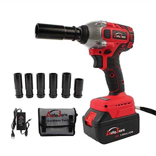 AUTOJARE Cordless Impact Wrench Kit Brushless 20V Max / 18V Lithium-Ion 1/2 inch Cordless Wrench Kit - Cheap Fitting