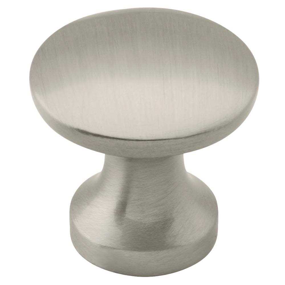Brainerd Mia 1-in Satin Nickel Round Traditional Cabinet Knob - Cheap Fitting