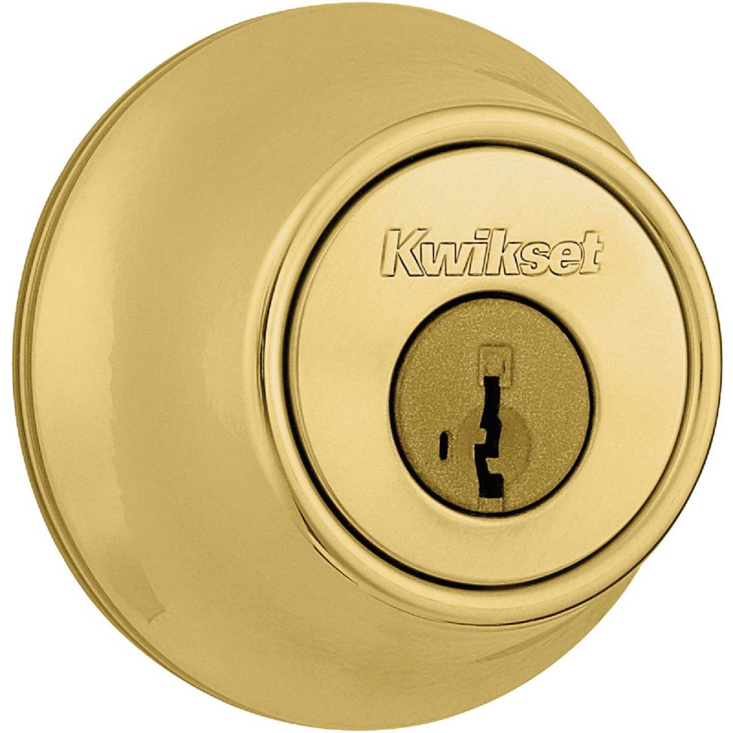 Kwikset Brass Single Cylinder Deadbolt - Cheap Fitting