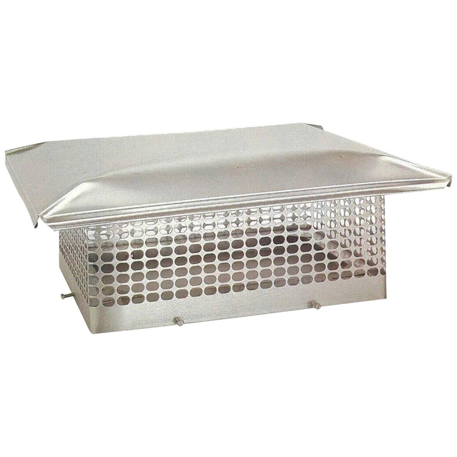 The Forever Cap 17 in. x 21 in. Adjustable Stainless Steel Chimney Cap CCSS1818 - Cheap Fitting