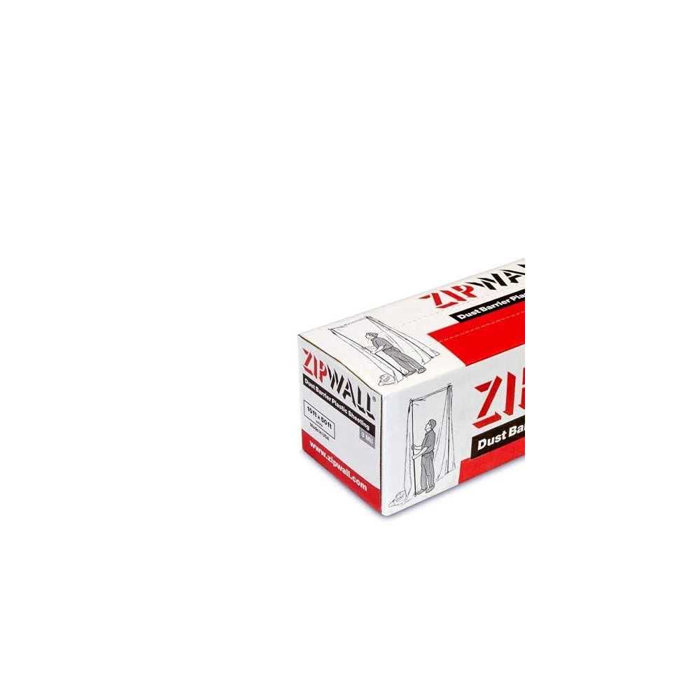 Zipwall Py50 Dust Barrier Plastic Sheeting - Cheap Fitting