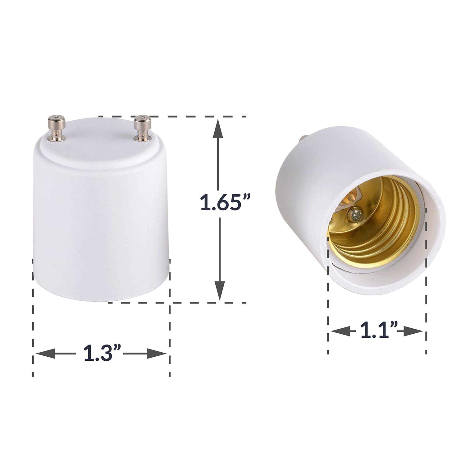 Adamax A2426E GU24 Pin Base to Standard Light Bulb Socket Adapter - Cheap Fitting