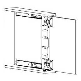 Knape & Vogt Pocket Door Slide Hinge Kit - Cheap Fitting