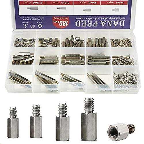 M3 Hex Carbon Steel Standoff Male Female Metric Thread Mount Spacer Sc - Cheap Fitting