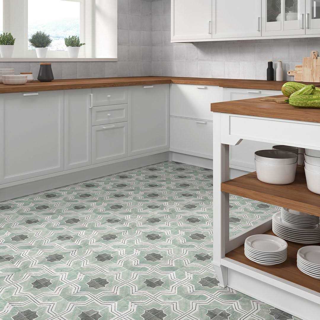 Ivy Hill Tile Patras Deco Iberia 7.87 in. x 7.87 in. Matte Porcelain Floor and Wall Tile - Cheap Fitting