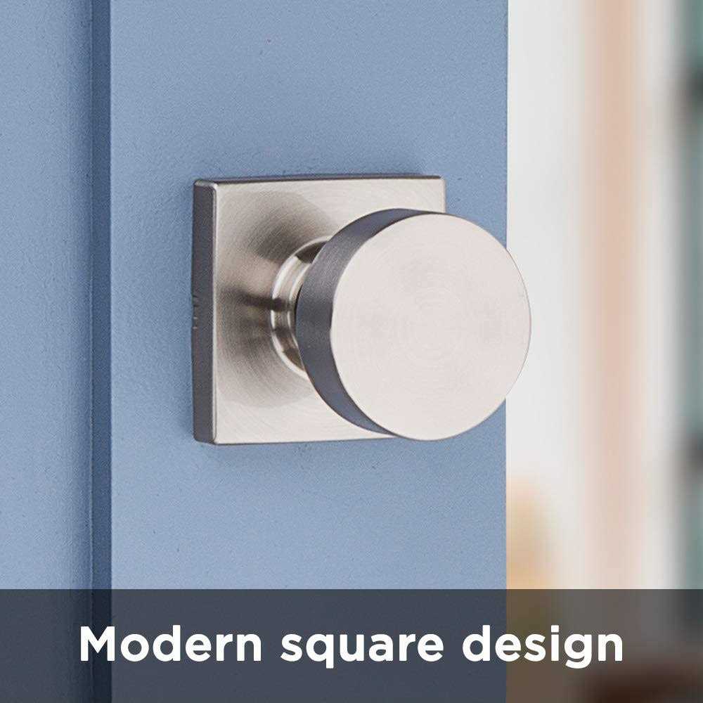 Kwikset 720PSKSQT-15 Pismo Passage Door Knob with Square Rose - Cheap Fitting