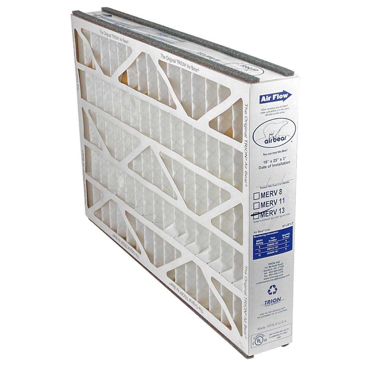 Trion Air Bear 5 inch MERV 13 Air Filter - Cheap Fitting