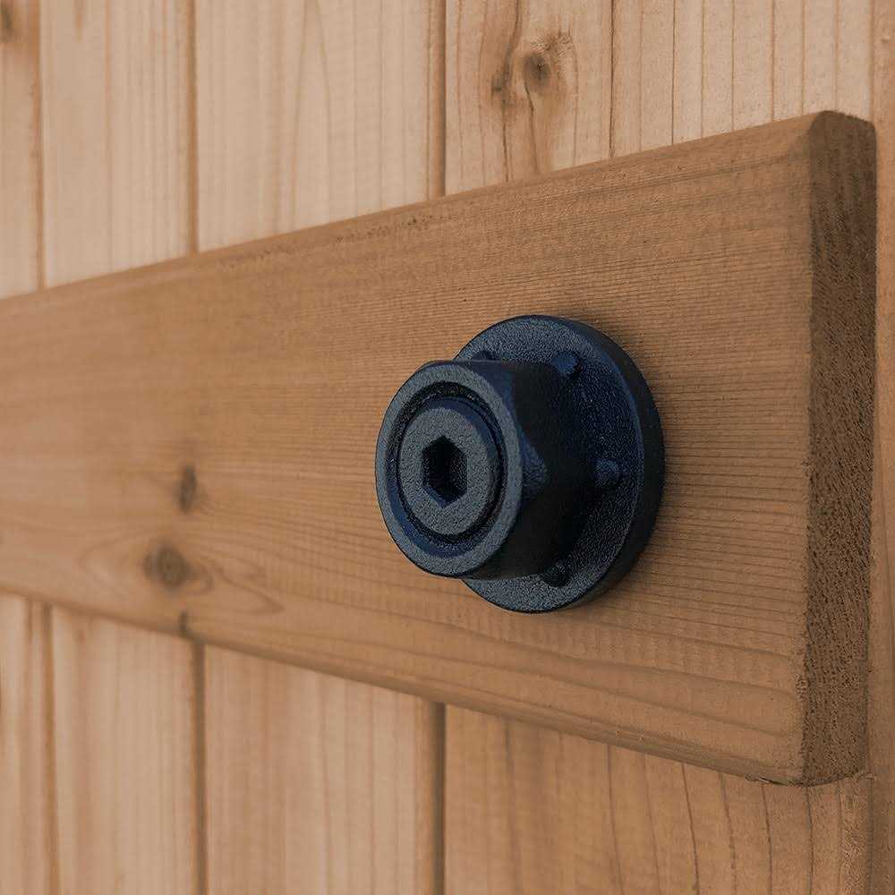 Design Craft Millworks Porter 12 in. x Cedar Board and Batten Shutters Pair - Cheap Fitting