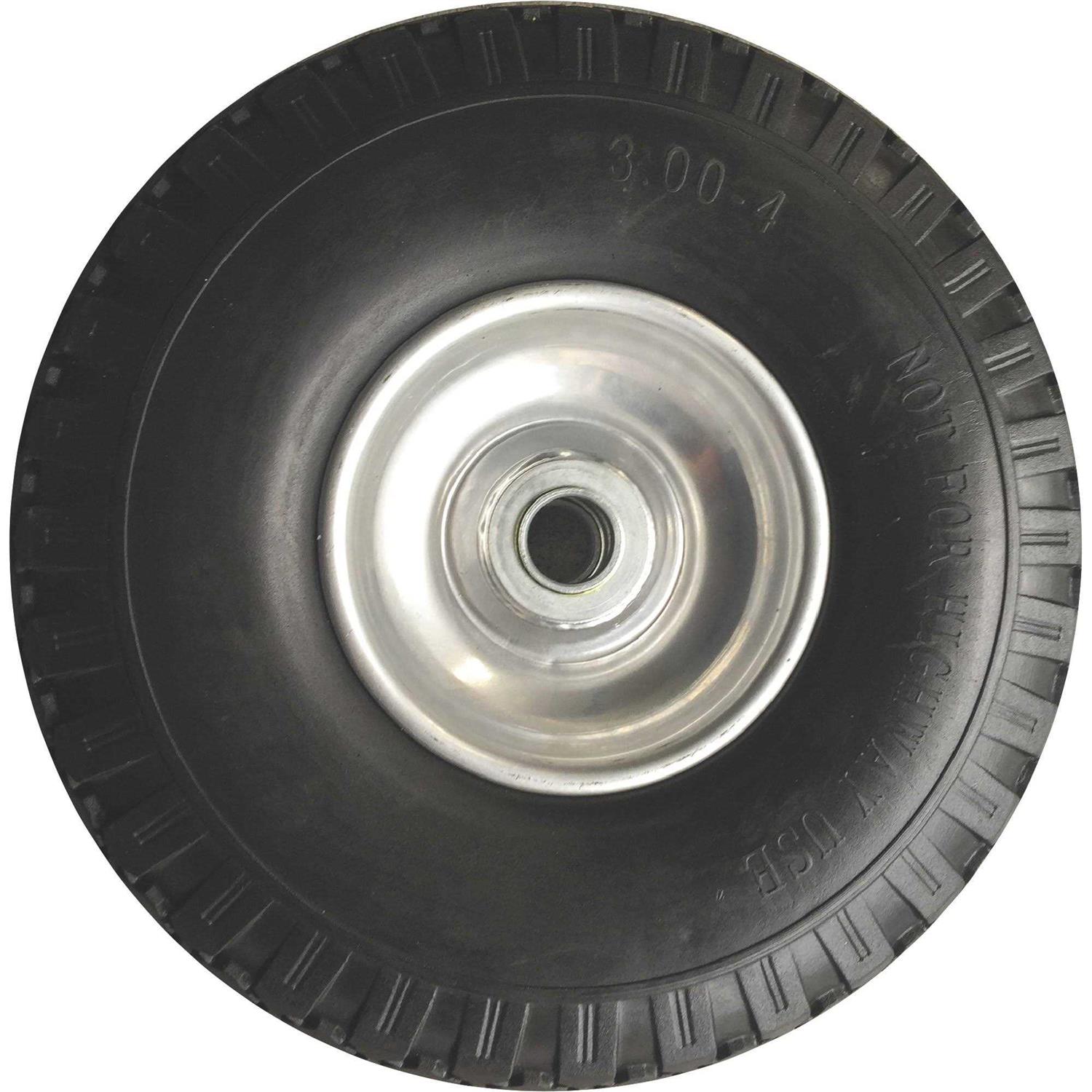 Marathon 10Inch Flat-Free Tire on Steel Wheel — 3.00-4 Tire 30070-NTE - Cheap Fitting