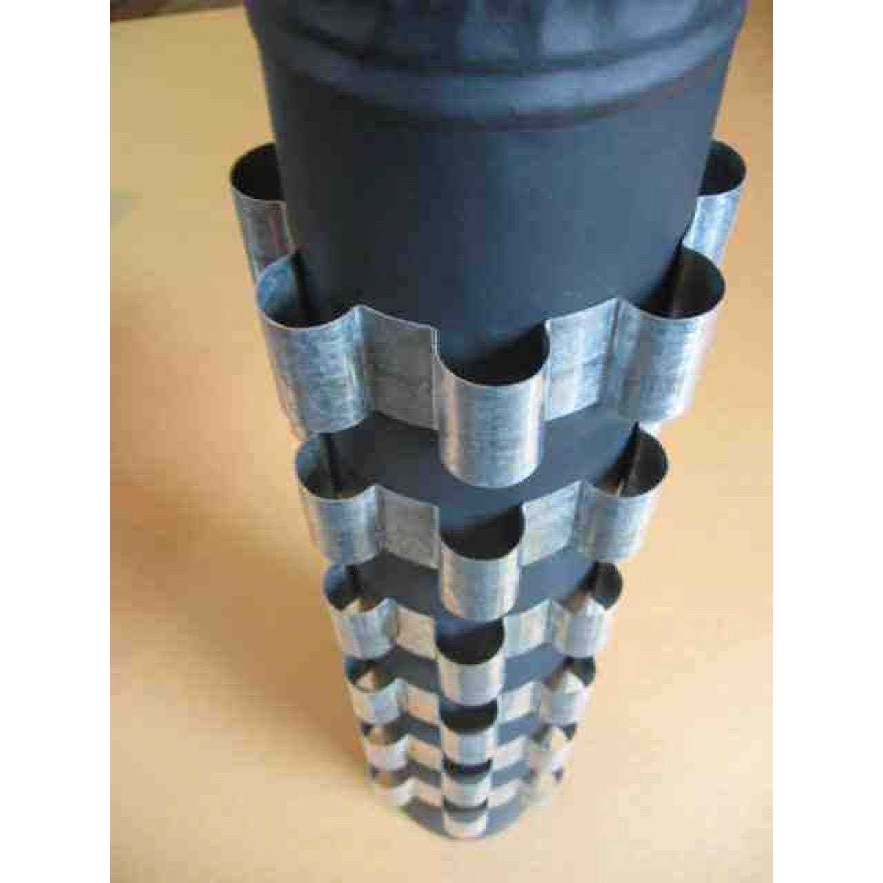 6 Stovepipe Heat Reclaim Radiators. 4 inch Dia wood stove pipe - Cheap Fitting