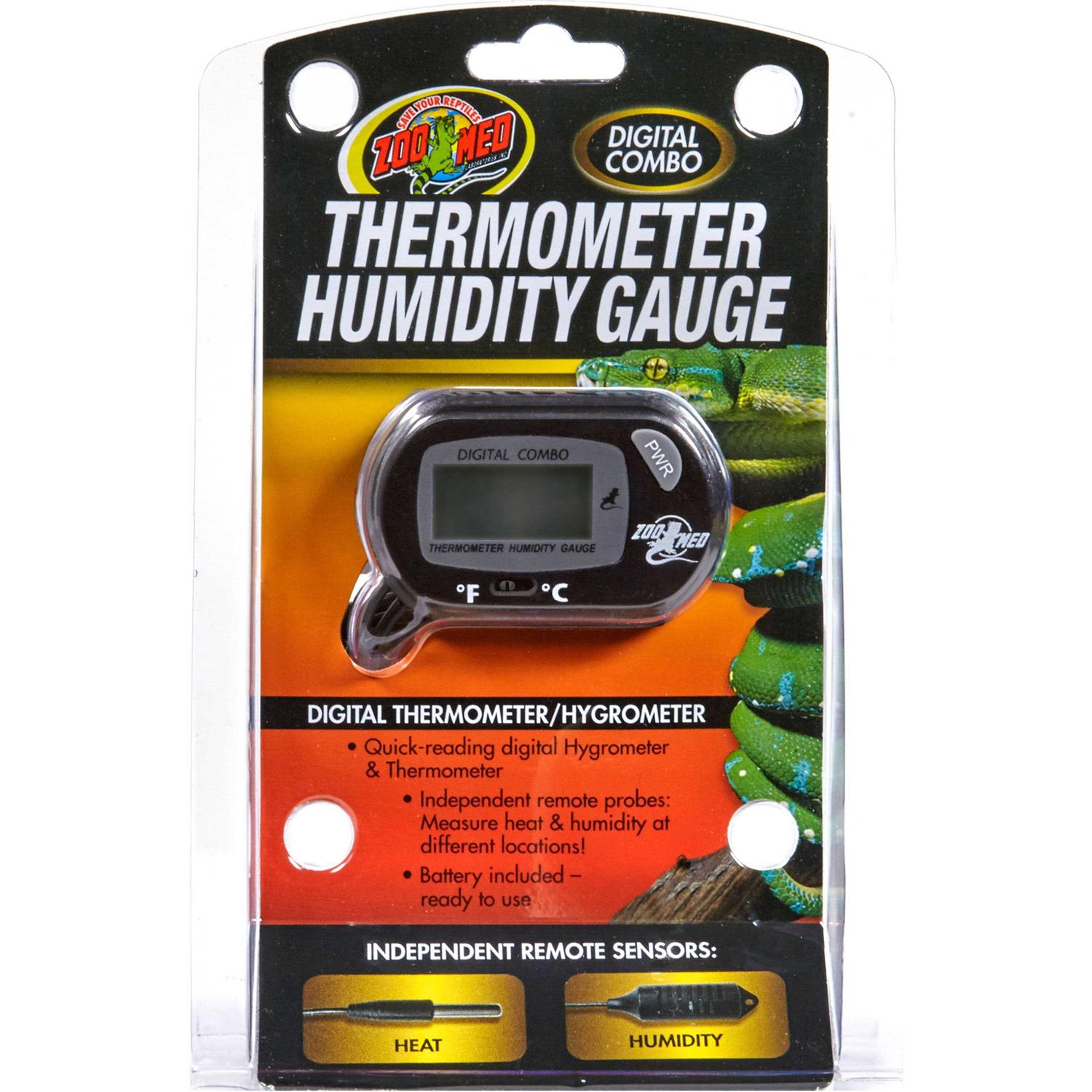 Zoo Med Digital Thermometer Humidity Gauge - Cheap Fitting