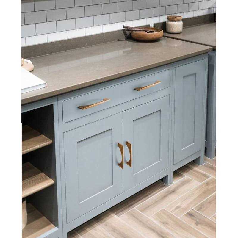 Myxekllo 4 Pack Cabinet Drawer Pulls Brushed Coffee Bridge Shape Pulls Handles for Dresser Drawers Bathroom Cabinet Hardware - Cheap Fitting