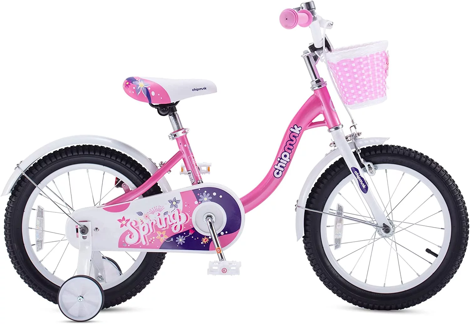 RoyalBaby Spring Kids Bike Girls 14 Inch Bicycle with Basket for Ages 3-9 Years Training Wheel Options Green - Cheap Fitting