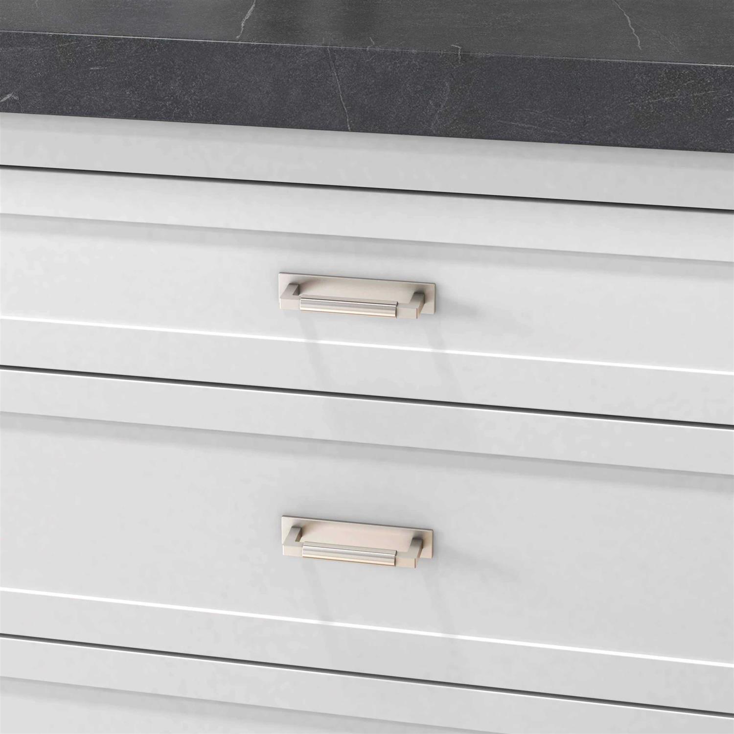 Baldwin 4926.BIN Contemporary 4 Center to Center Cabinet Pull - Cheap Fitting