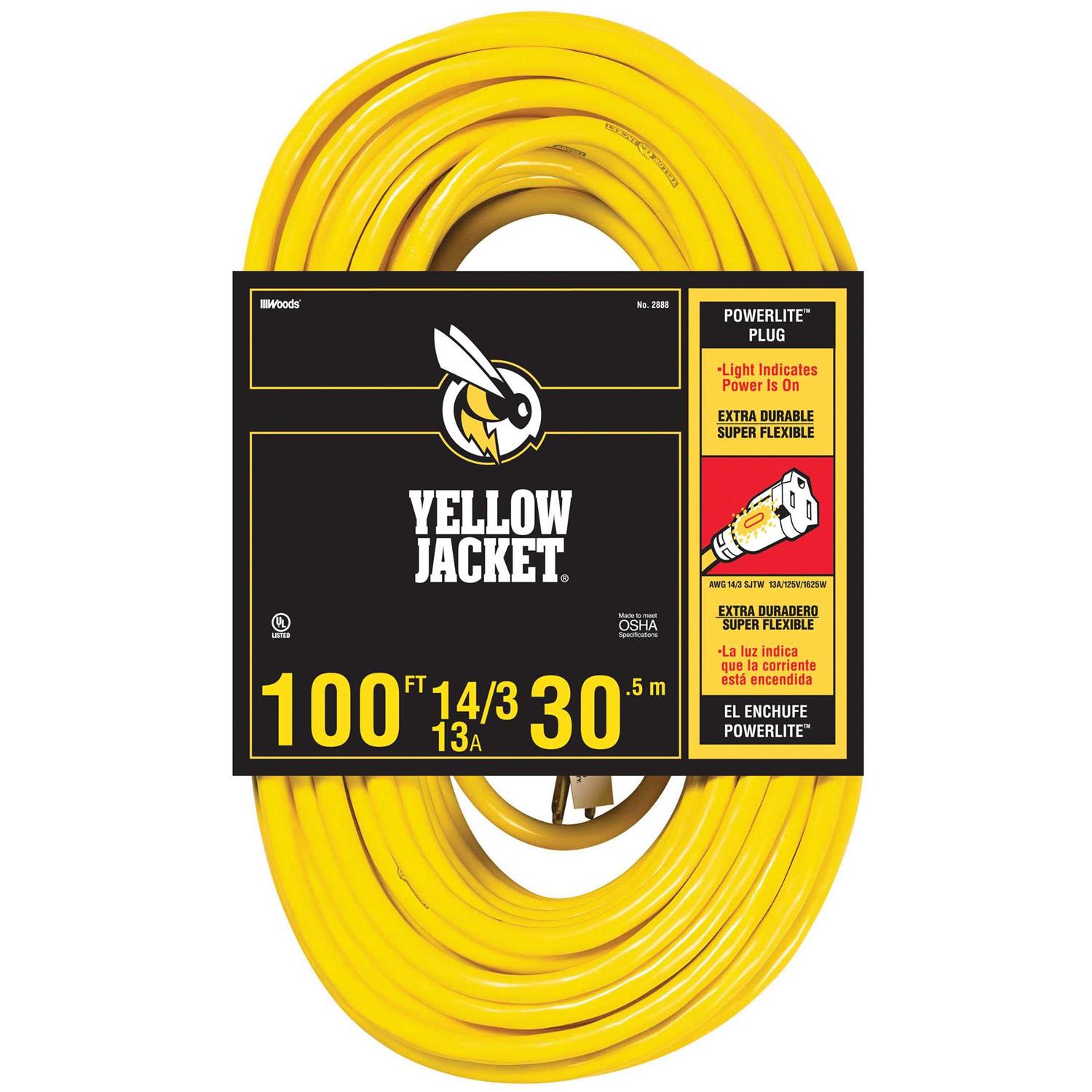 Yellow Jacket Extension Cord - Cheap Fitting