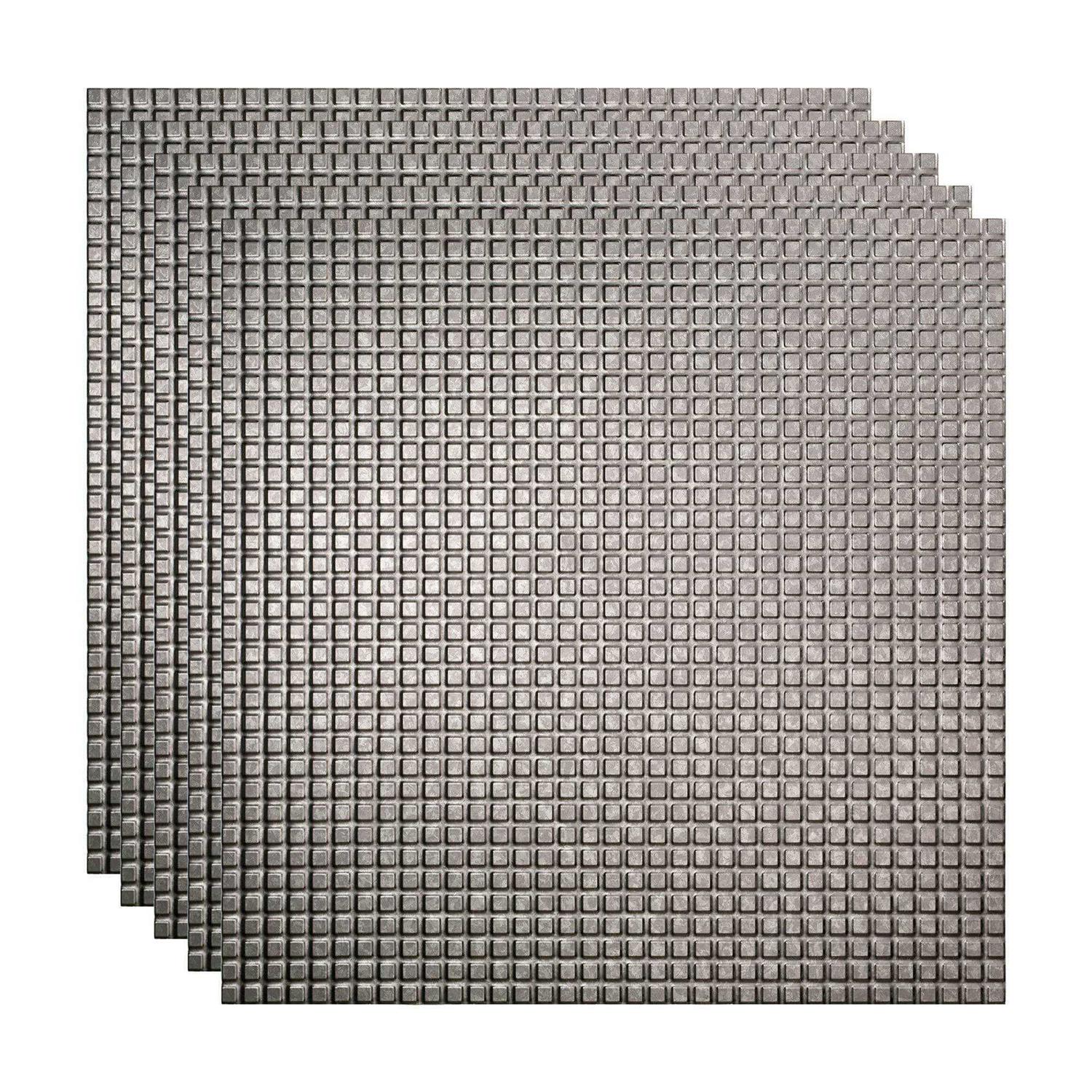 Fasade Square Decorative Vinyl 2ft x 2ft Lay In Ceiling Tile - Cheap Fitting