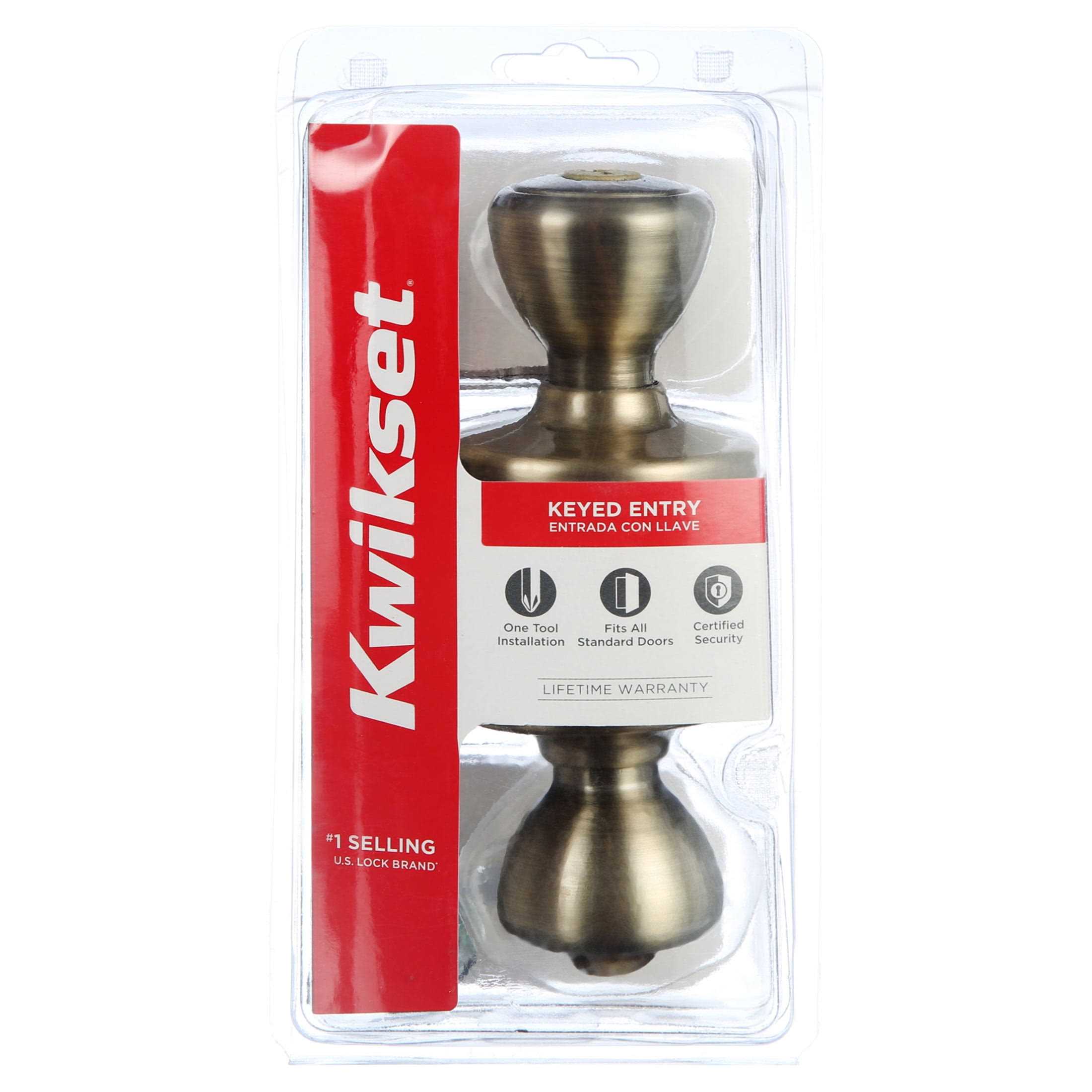 Kwikset Tylo Entry Knob - Cheap Fitting