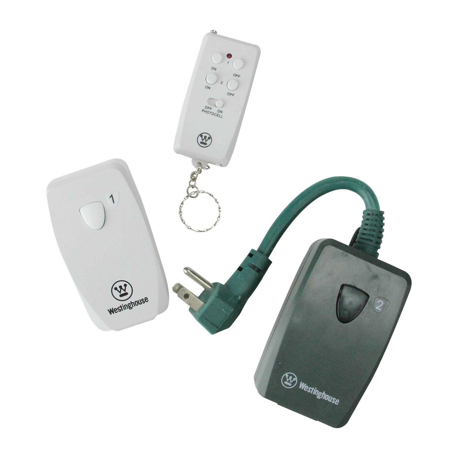 3-Piece Indoor/Outdoor Westinghouse Wireless Remote Control and Timer Combo Pack - Cheap Fitting