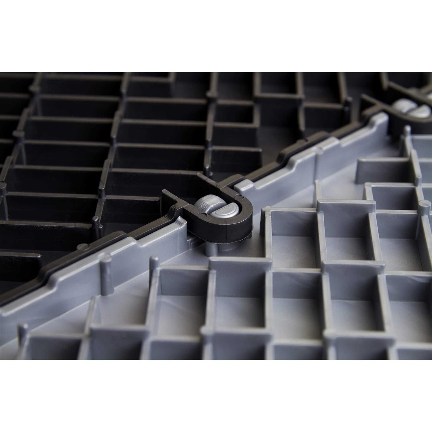 Big Floors GarageTrac Diamond Durable Copolymer Interlocking Modular Non-Slip Garage Flooring Tile - Cheap Fitting