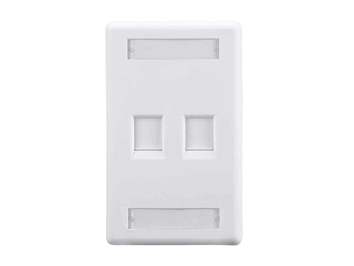 Monoprice Wall Plate for Keystone - Cheap Fitting