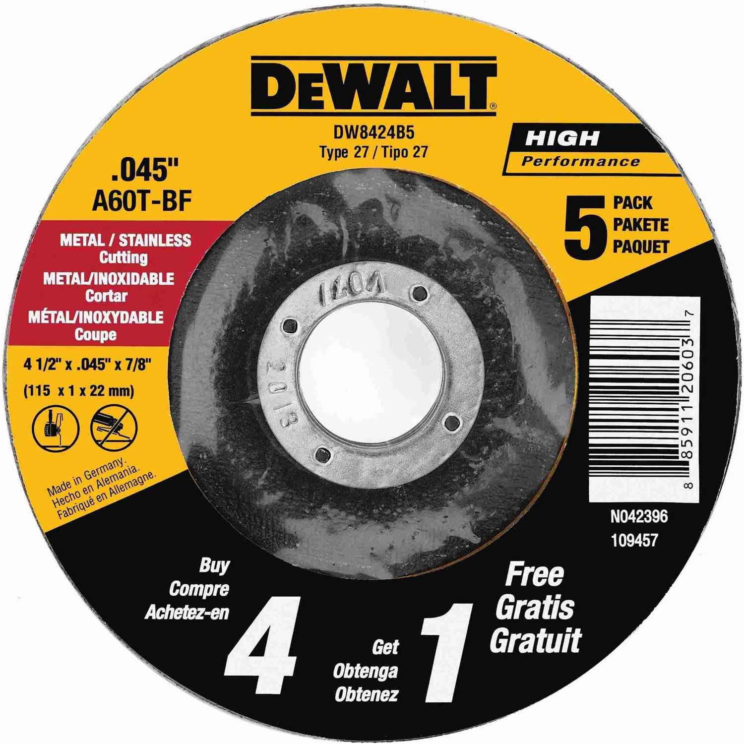 Dewalt Cutting Wheel - Cheap Fitting
