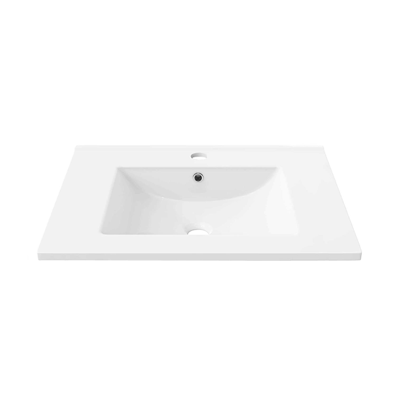 Swiss Madison 30 Ceramic Vanity Sink Top - Cheap Fitting