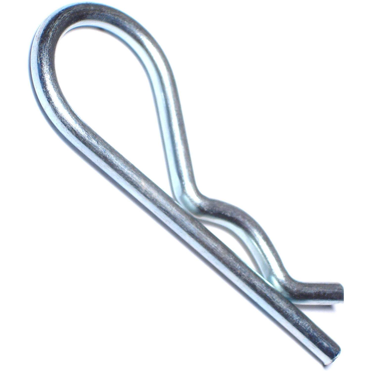 Monster Fastener 3/16 x 3-1/4 Zinc Plated Steel Hitch Pin Clips 50 pcs - Cheap Fitting