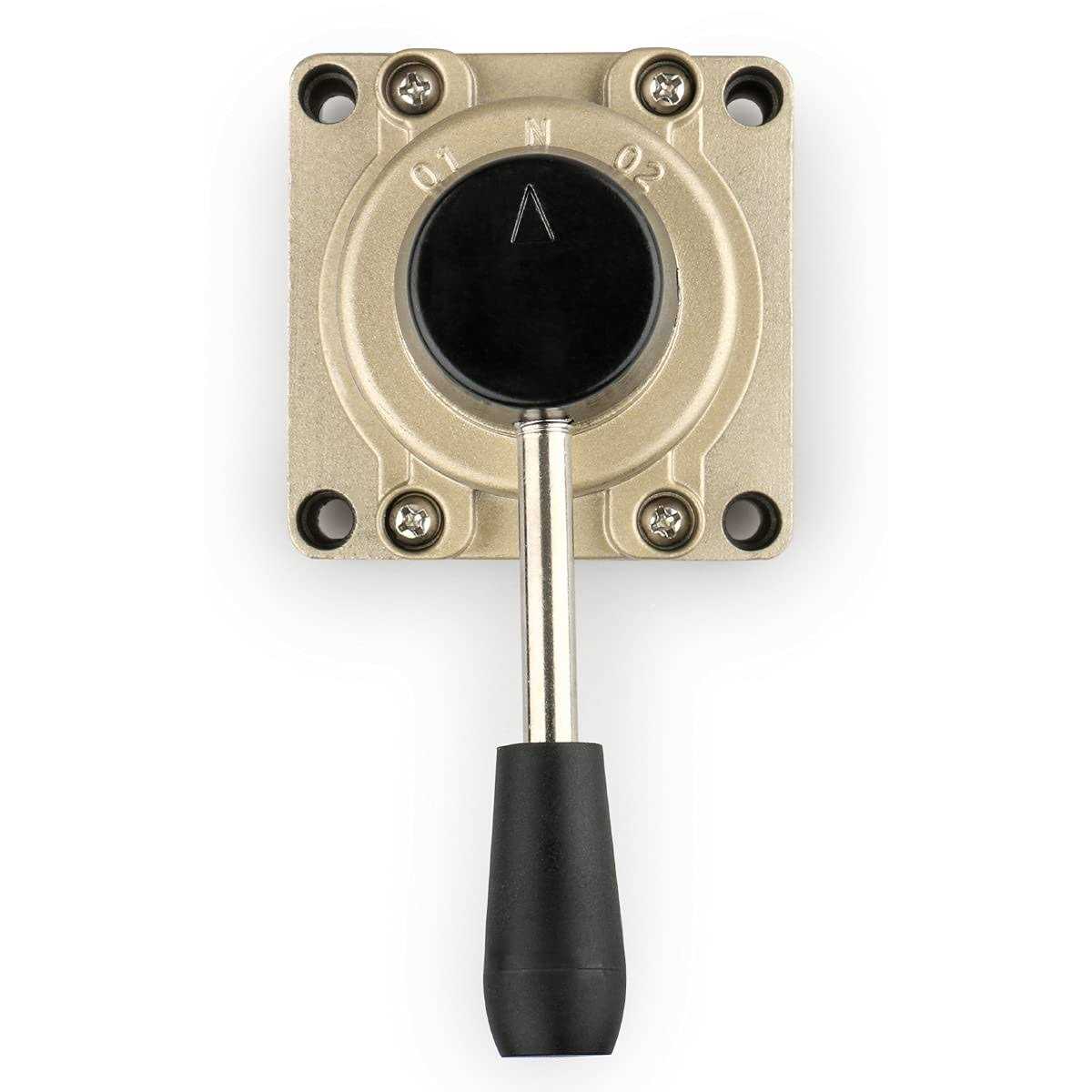Baomain Rotary lever hand valve HV-02 PT1/4 Air Flow Control 3 Position 4 Way - Cheap Fitting
