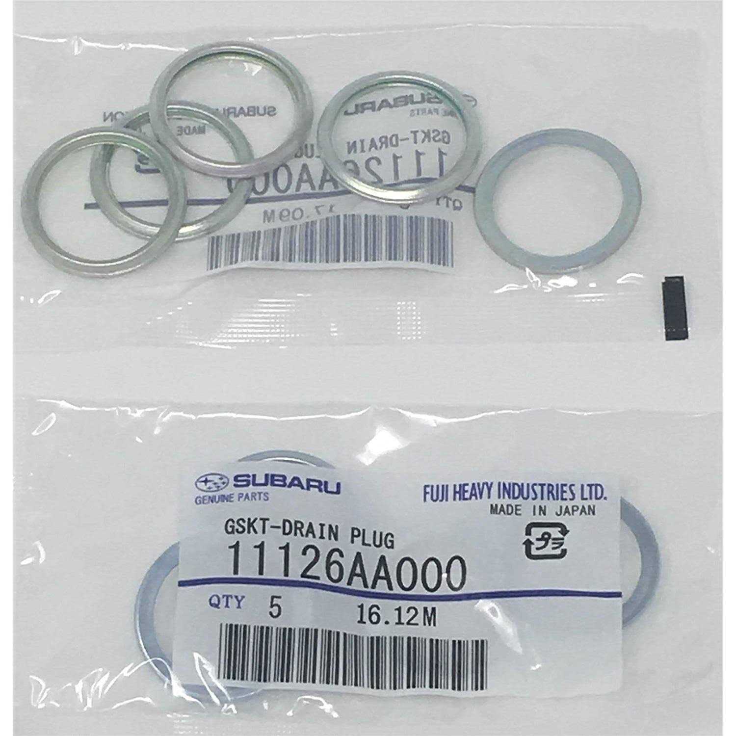 Subaru Genuine Oem 1985-2018 Subaru Oil Drain Plug Crush Washer Gasket - Cheap Fitting