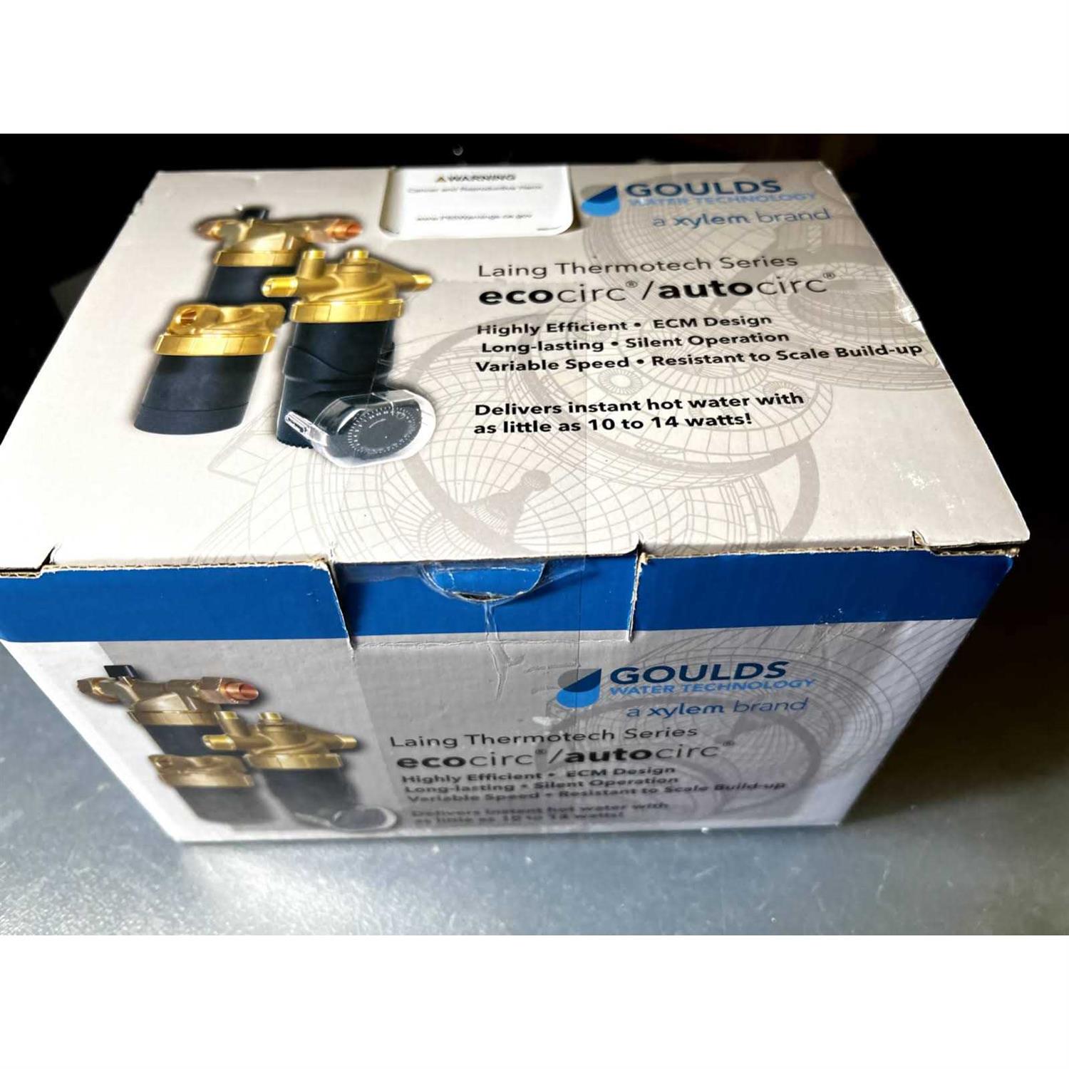 GOULDS WATER TECHNOLOGY Laing Thermotech E Series 0.02 HP E1-BCTVNNNW-01 Circulating Pump with Adjustable Speed and Plug 60A0G1008 - Cheap Fitting