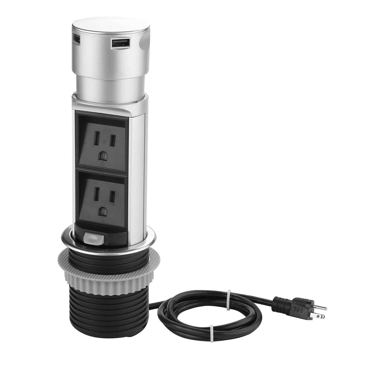 Link2Home Space Saver Pop Up-Outlet 2 Power Outlets - Cheap Fitting