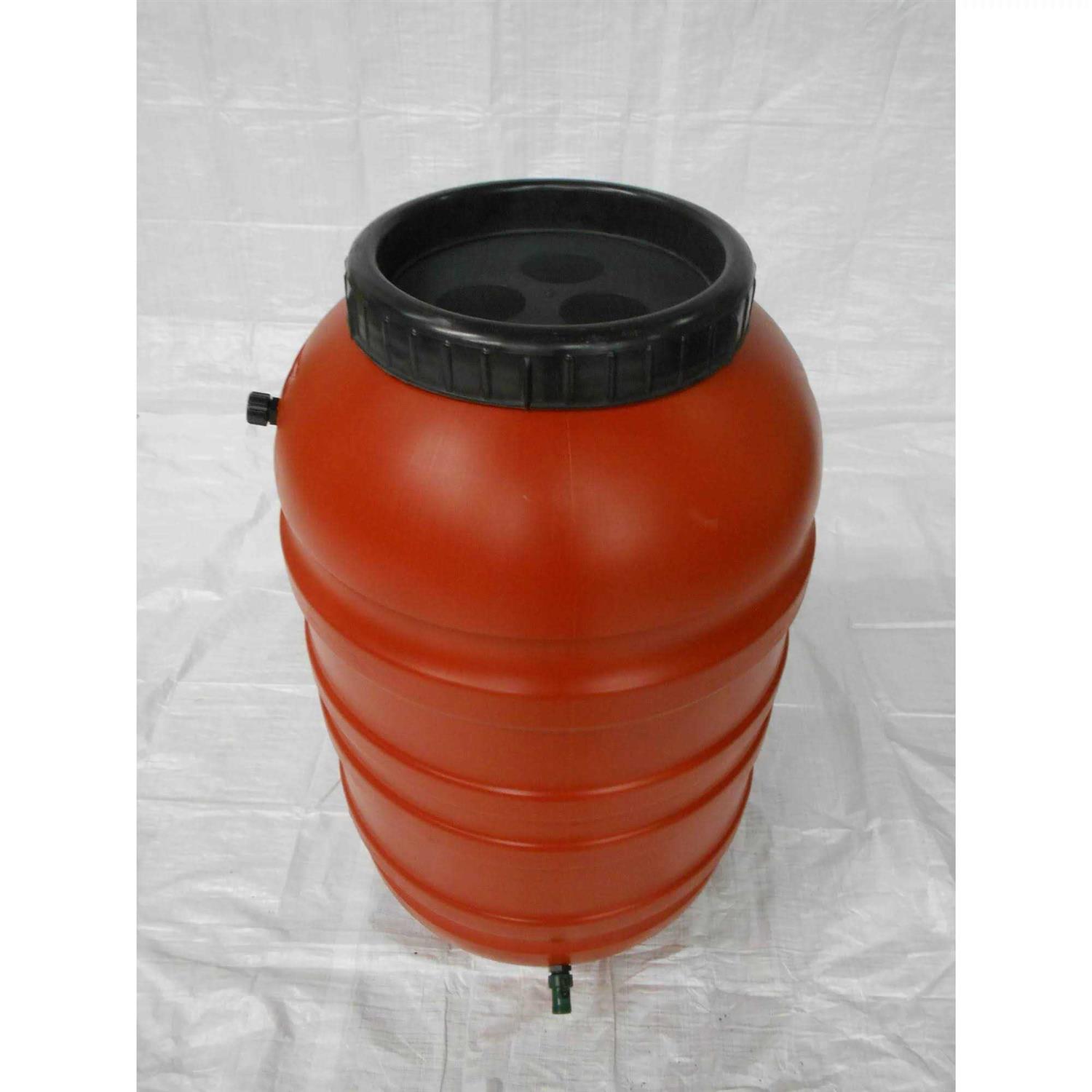 UpCycle Products Terra Cotta Rain Barrel 55 gal. Model #TC-55 - Cheap Fitting