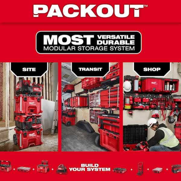 Milwaukee Long Handle Tool Rack PACKOUT 48-22-8349 - Cheap Fitting